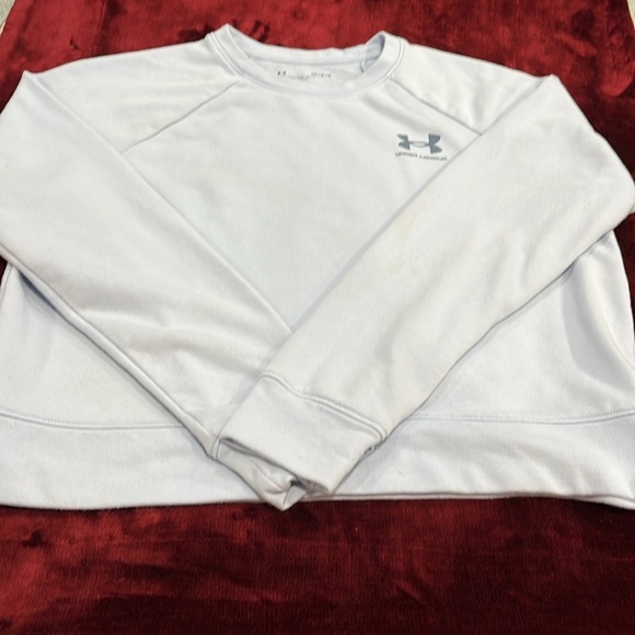 Under Armour Light Blue Sweatshirt sze M - Picture 4 of 9